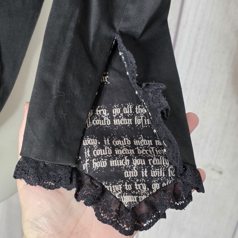 Lip Service Blacklist Original Cult Goth Victorian Corset Tailcoat Jacket M - Picture 6 of 11